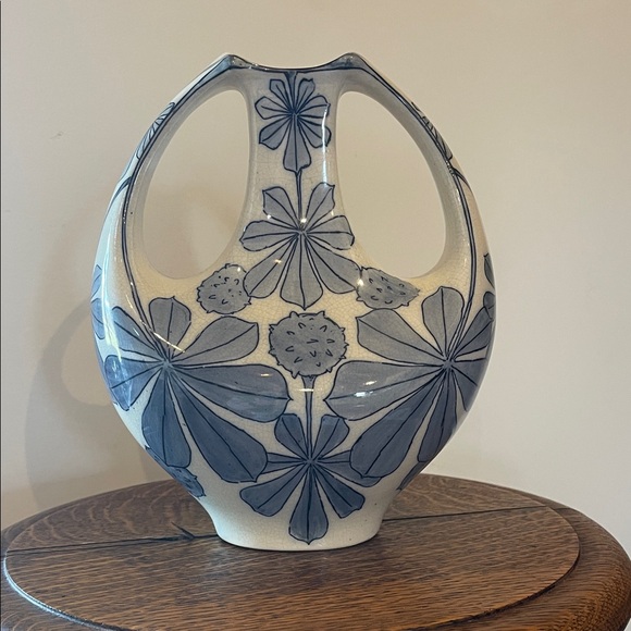 Alf Wallander blue floral vase.